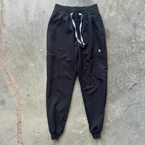 Figs Scrub Pants Womens Black Technical Collection Yola Skinny Stretch No Sz Tag